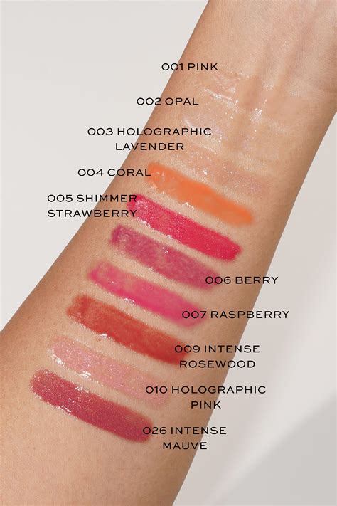 dior dupe gloss|dior lip gloss color chart.